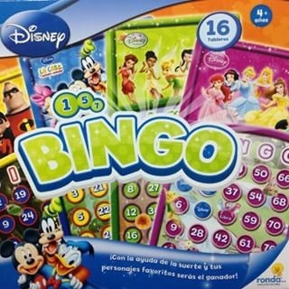 Juego De Mesa Bingo Disney Para Niños