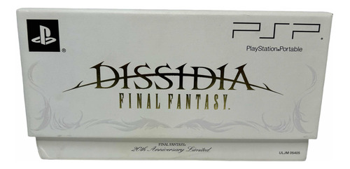 Psp Portable 3000 Slim & Lite Final Fantasy Dissidia 20th Anniversary Limited Sony Playstation Branco 