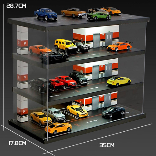 Vitrina De Estacionamiento A Escala 1:64, Vitrina De