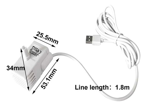Mini Bomba De Agua Sumergible, Microbomba De Agua Usb Silenc