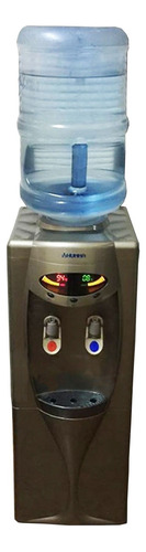 Dispenser de agua Dis-Tec Frío/Calor digital para bidones 20L gris plateado 220V