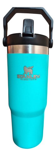Botella Simil Stanley Flyp Straw 900ml Varios Colores Agua