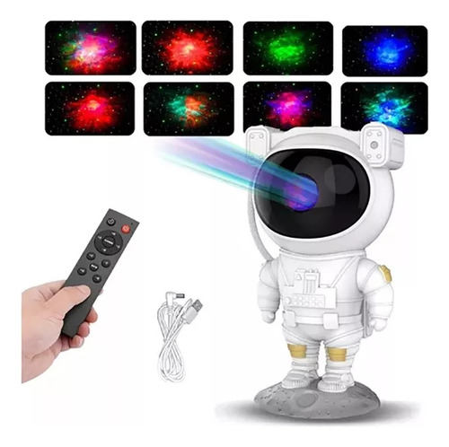 Proyector De Luces De Galaxia/nebulosa Diseño De Astronauta