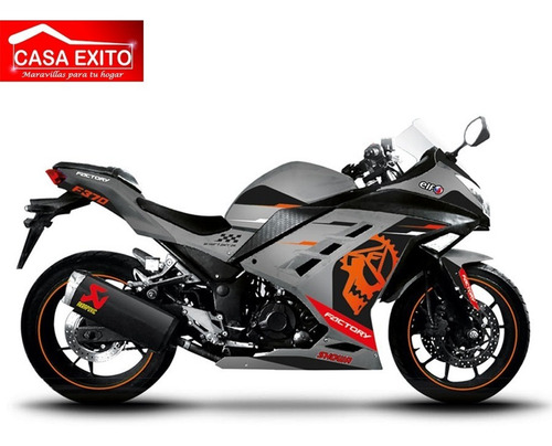 Imagen 2 de 9 de Moto Factory F370 370cc 2022 Color Gr/ Ama/ Ve 0 Km