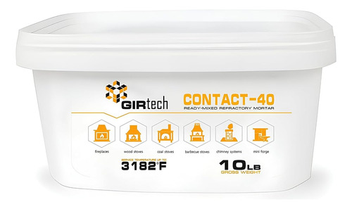 Girtech Contact -40 Cemento De Horno De Grado Industrial Y M