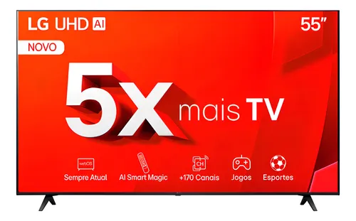 Smart Tv LG 55'' 4k 55tu801c0sa Uhd Pro Hdr Thinq Ai Wi-fi Bluetooth