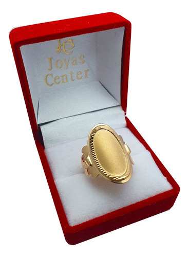 Sello Oro 18k Anillo Cleopatra 2.5 Gr Grabado Dama Regalo