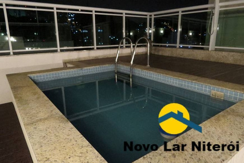 Imagem 1 de 15 de Cobertura Linear 3 Quartos Suíte Piscina Espaço Gourmet 2 Vgs Próximo Abel - 542