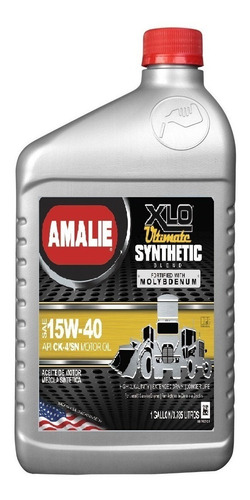 Amalie Xlo 15w40 Semisintético Api Ck-4/sn App Diesel