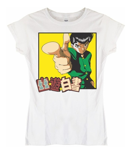 Polera Mujer Yu Yu Hakusho Yusuke Urameshi Anime Poleradicto