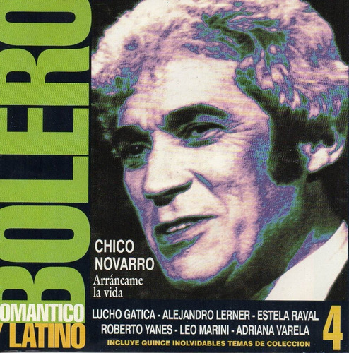 Cd Bolero (romantico Y Latino Vol 4) 