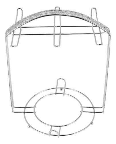 El Estante Para Tazas De Café Chapado En Plata Puede Colgar