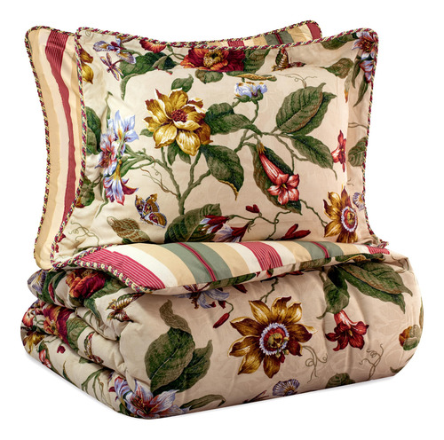 Juego De Colcha Reversible 3 Piezas Diseño Moderno Matrimoni