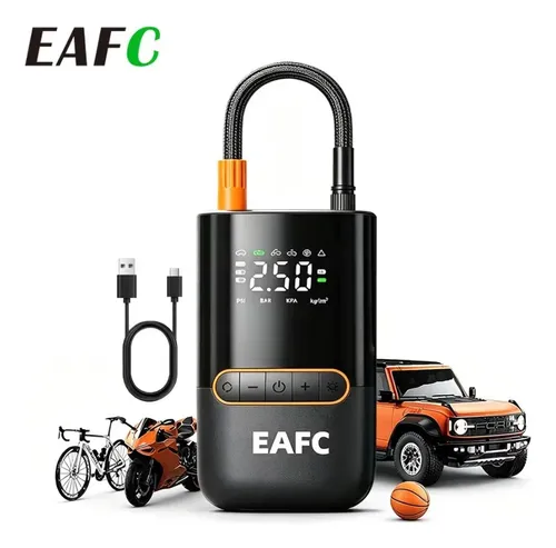 Inflador De Pneus Sem Fio Portátil 4000 Mah Compressor De Ar Para Carro