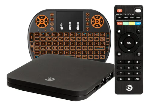 comprar Combo Goldtech Tv Box Gbox Lite 4k Uhd + Teclado Inalámbrico