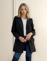 Comprar Tapado Sobretodo Paño  Mujer Corto Largo Con Botones