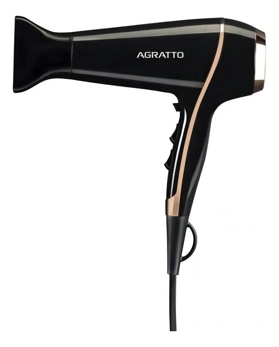 Secador de Cabelo Agratto Della 1900W com Jato de Ar Frio e Bocal Concentrador