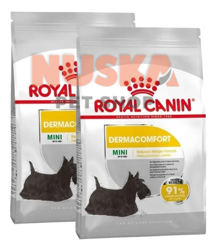 Royal Canin Mini Dermacomfort 3 Kg X 2 Unidades Nuska