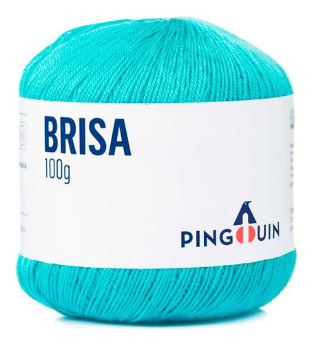 Linha Brisa Pingouin 100g - Kit 8 Unidades Cor 508 - Turquesa