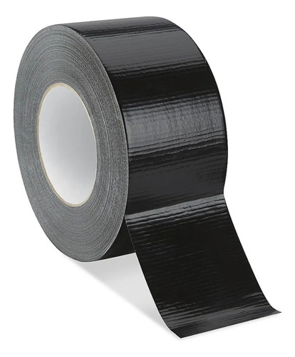 Cinta Duct Tape Color Negro Multipropósito Motex 48x9mt 
