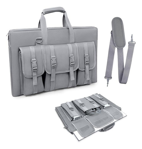 Funda Mochila Viaje Camping Para Starlink V3 Gen3 Accesorios Color Gris Diseño De La Tela Liso