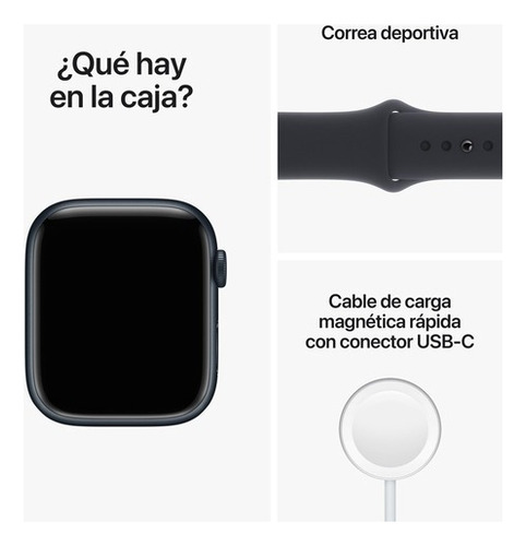 Apple Watch Series 8 (45mm Gps) Correa Medianoche Azul Oscuro Azul Oscuro Azul Oscuro - Excelente (Reacondicionado)