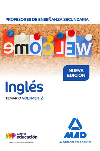 Libro Pes Ingles Temario Volumen 2