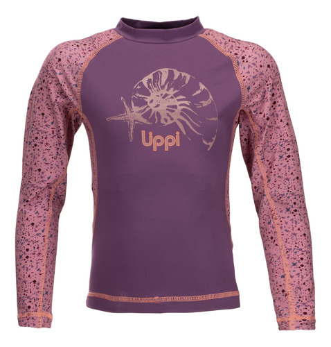 Polera Niña Lippi Sun Pro Uv-stop Long Sleeve Morado V20