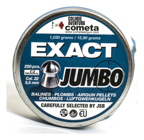 Balines Jsb Exact Jumbo // 5,5mm 15.89gr // 250 Balines