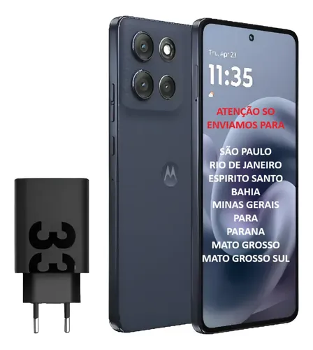 Motorola Moto G86 5g - 256gb 8gb Ram+16gb Ram Boost + Nf | Frete