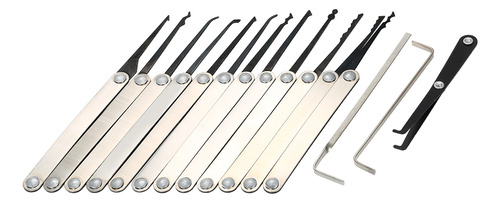 Kit De 15pcs Para Abrir Cerraduras Con.candados Transparen