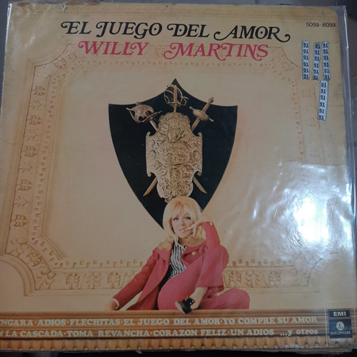 Vinilo Willy Martins El Juego Del Amor O3