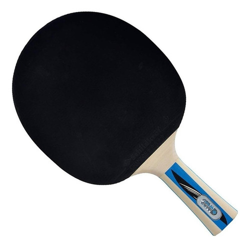 Raquete de ping pong Donic Schildkrot Ovtcharov 3000 preta/vermelha FL (Côncavo)