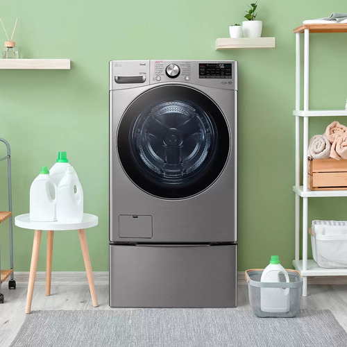 LG Lavasecadora 22kg / 13kg Con Pedestal