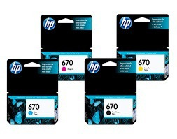 Cartucho Hp 670 Azul Original Impresoras 4615 3525 4625 5525