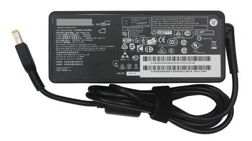 Cargador Lenovo Thinkpad Carbon X1 Gen 2 20v/4.5a 90w Punta 