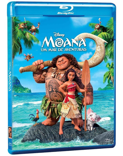 Moana - Um Mar De Aventuras - Blu-ray - Auli'i Cravalho