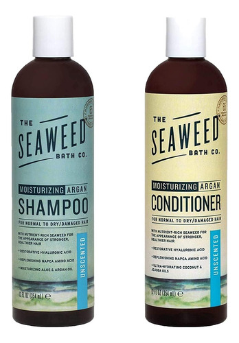The Seaweed Bath Co. Shampoo Hidratante Sem Perfume De Argan