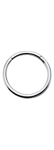 Aros - 316l Surgical Steel Segment Nose Ring Hoop 1-4  - 6mm
