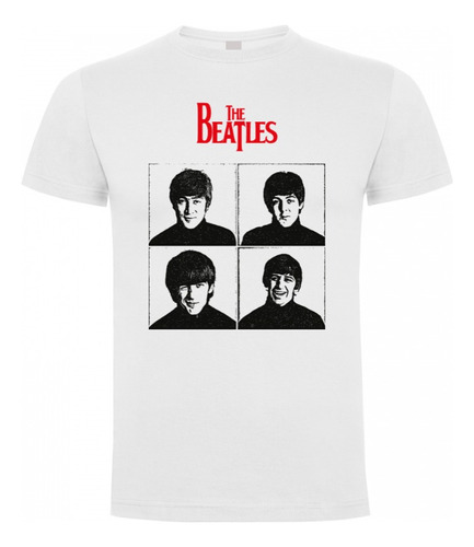 Polera 100% Algodon Manga Corta - Rock - The Beatles 02