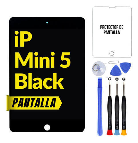 Montaje De Lcd Con Digitalizador Para iPad Mini 5 (negro)