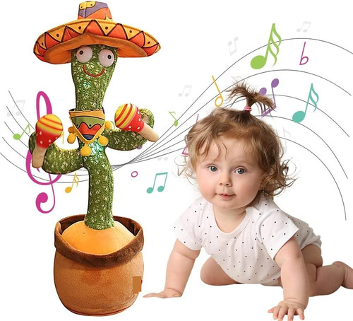 Cactus Dançante Brinquedo Divertido Para Crianças