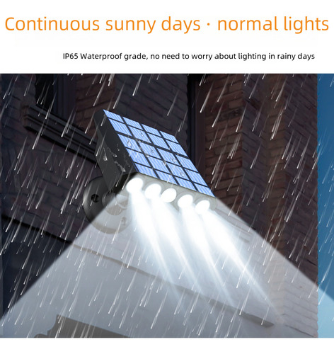 C Solar Wall Lamp - Cold White Light - Solar Led Wall Light