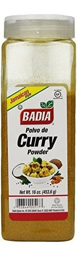 Curry En Polvo Badia, 16 Oz (pack De 3)