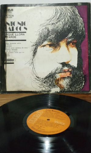 Vinilo Antonio Marcos  Por Que Llora La Tarde  Año 1974