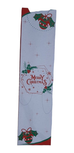 Bolsas Largas Para Pan De Jamón Merry Christmas