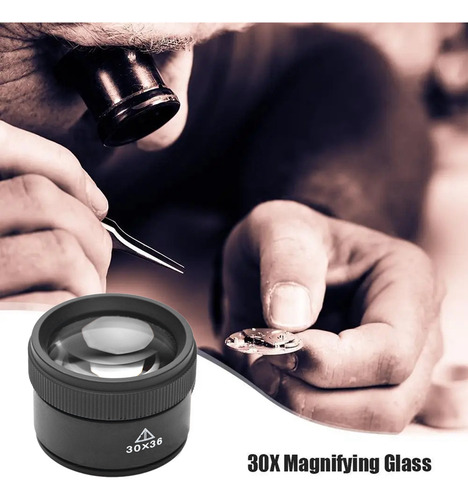 Lupa De 30x 36mm Para Lentes Ópticas K9 De Trabalho De Preci