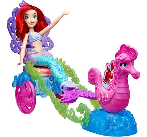 Princesa La Sirenita Ariel & Su Carruaje Bajo El Mar