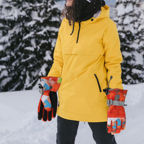 1 Par De Guantes De Esquí De Invierno Impermeables Para Exte