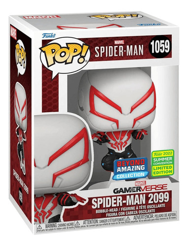 Figura De Acción Spider-man 2099 2022 De Funko Pop!